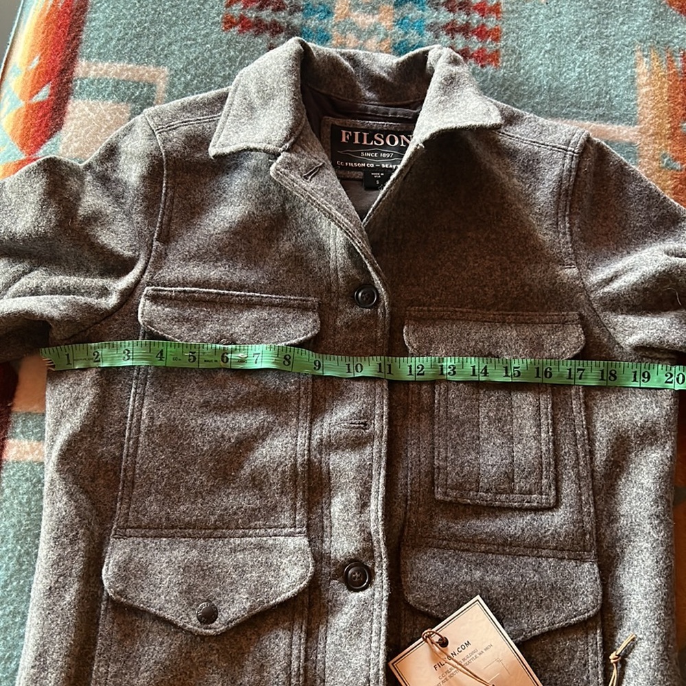 Filson Seattle lined wool cruiser Gray NWT - Picture 2 of 14